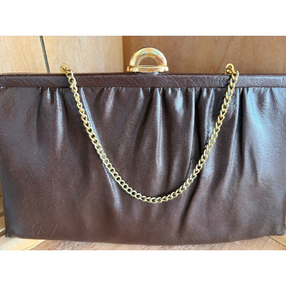 Vintg Mardane MCM 60's Retro Classic Minimalist Old Money Pin Up Statement Purse